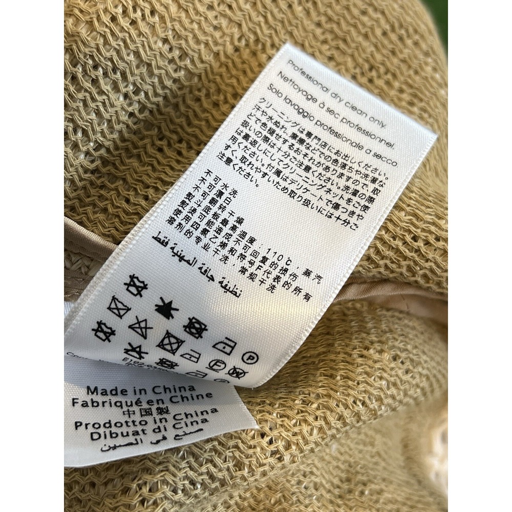 3.1 Phillip Lim Dress Women 6 Crochet Knit Fringe Straw Tan Natural Lyst Coastal - Picture 12 of 16